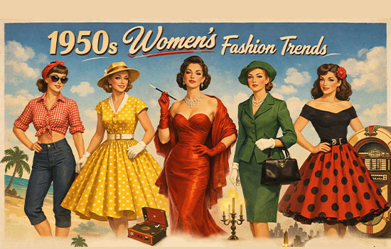 1950s Women’s Fashion Trends: Outfits, Hair, Makeup & Jeans