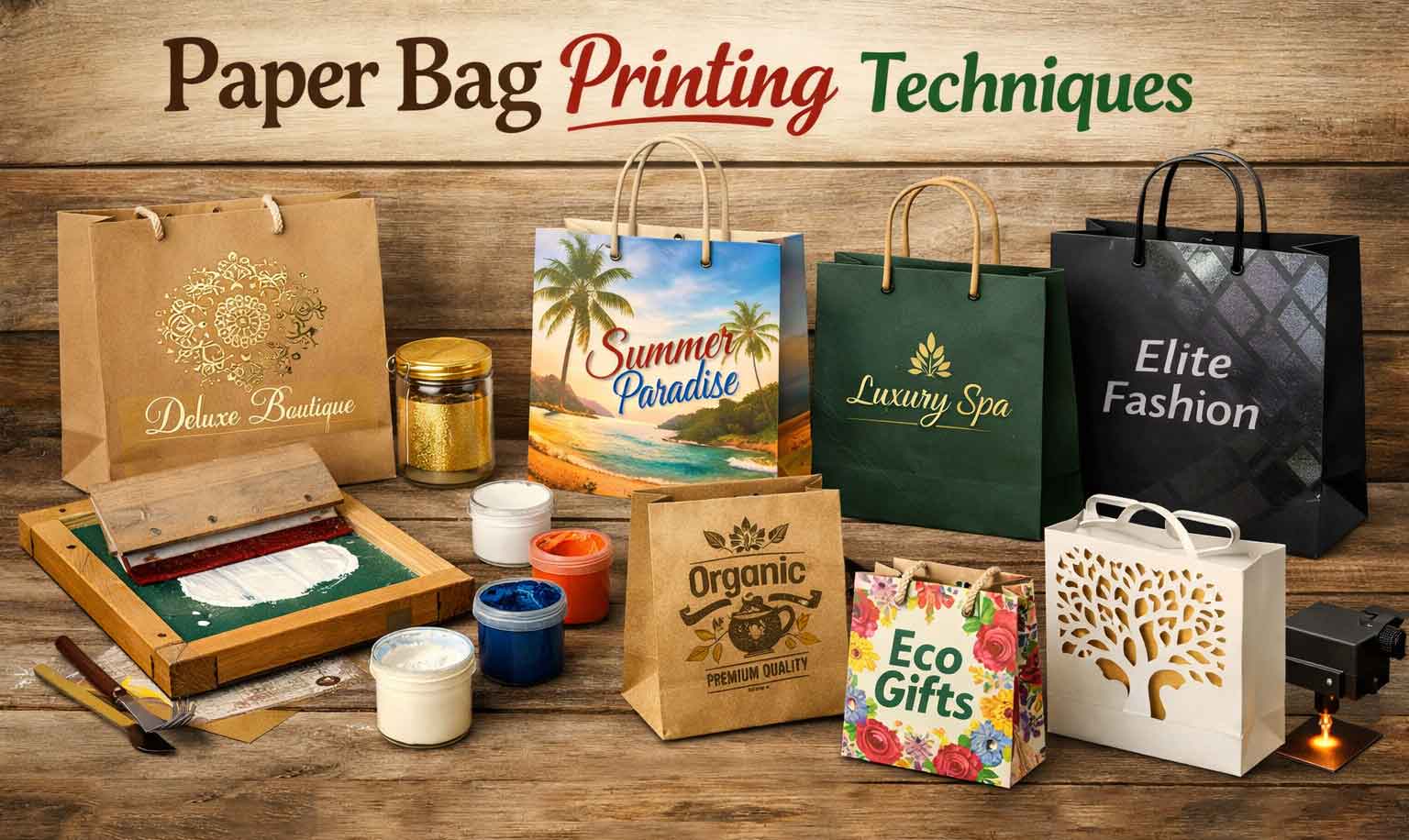Paper Bag Printing Techniques Every Brand Should Know